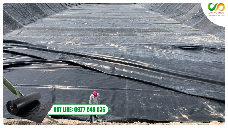 Độ dày quyết định khả năng chịu lực, chống rách, tuổi thọ của màng chống thấm HDPE.