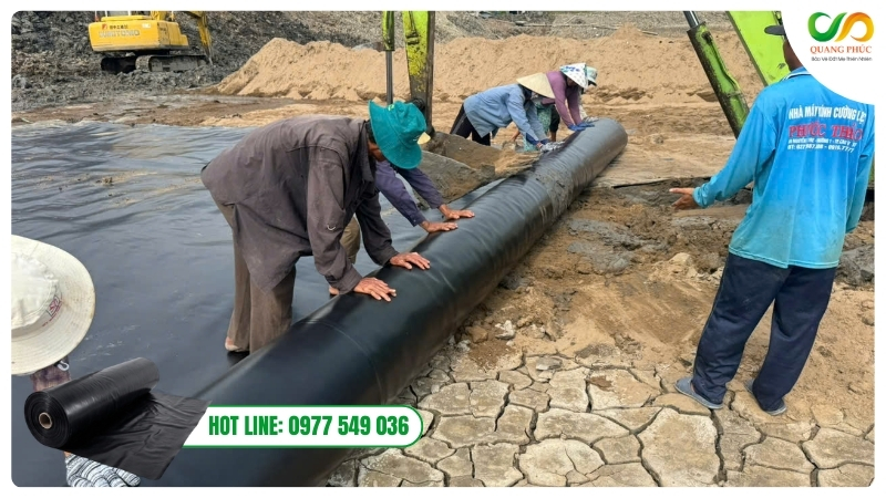 Phương Án Thi Công Hầm Biogas Phủ Màng HDPE