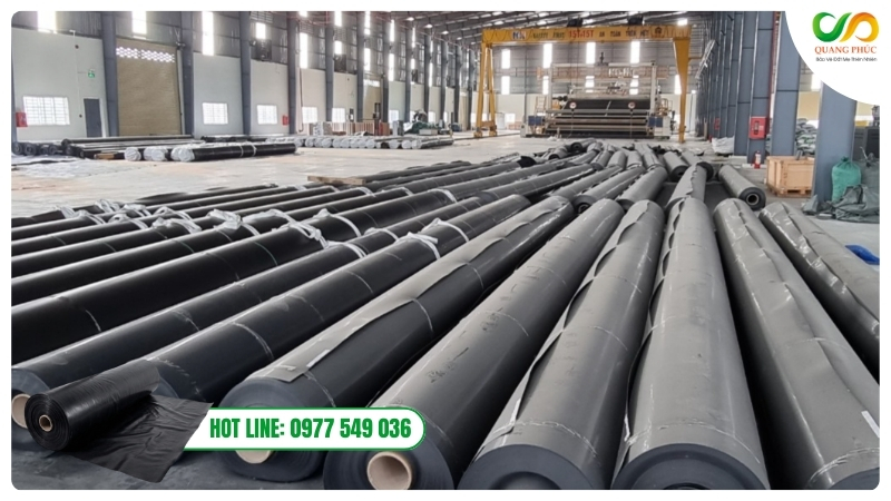 Màng chống thấm HDPE (High Density Polyethylene) làm lớp lót kín tuyệt đối thay thế hầm bê tông truyền thống